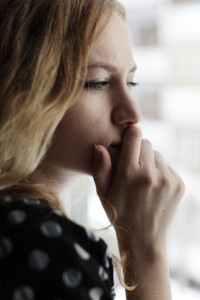 Woman Brooding Over Hurt Feelings