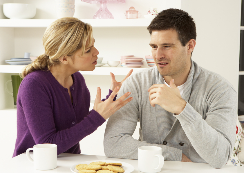 Wife Blaming Husband for Hurt Feelings