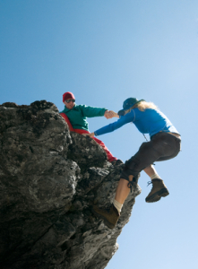 Partners in a Relationship Helping One Another Out