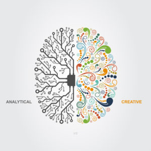 Left brain vs right brain thinking. We are different from our partners, and experience the world in different ways.