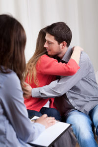 Reaching out after fighting is a big part of making a relationship last. Aspire to be like this hugging couple, who found their way back to each other in therapy.