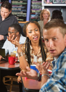 Blame doesn't help either of you, so try to avoid being like the arguing couple pictured.