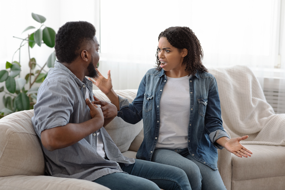 Is there a lot of yelling and name calling in your relationship?